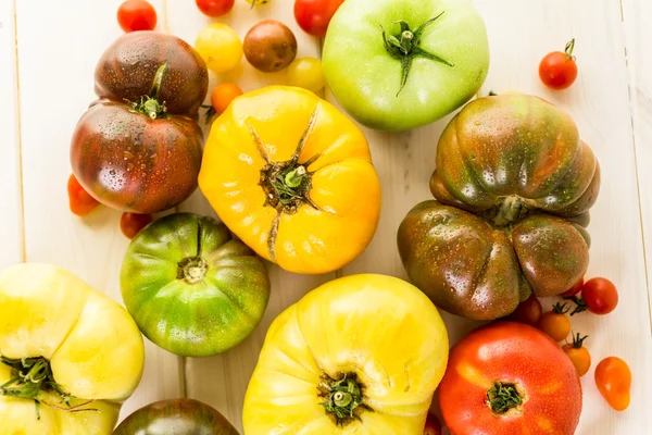 Tomates frescos de la reliquia —  Fotos de Stock