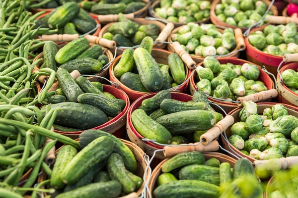 Letní Farmářský trh — Stock fotografie