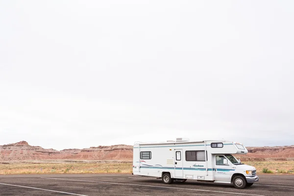 Red rock formation along I70 near Green River — Stock Photo, Image