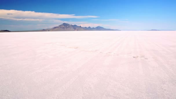 Bonneville tuz düzlükleri — Stok video