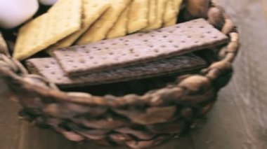 Smores daldırma ve marshmallow