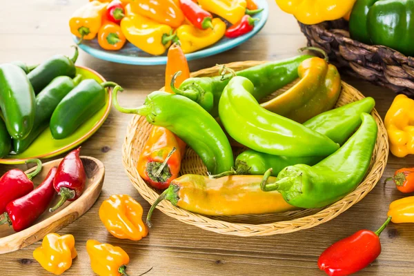 Organik biber yakın çekim