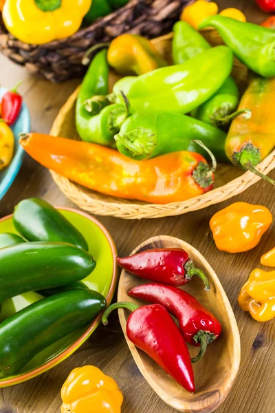 Organik biber yakın çekim