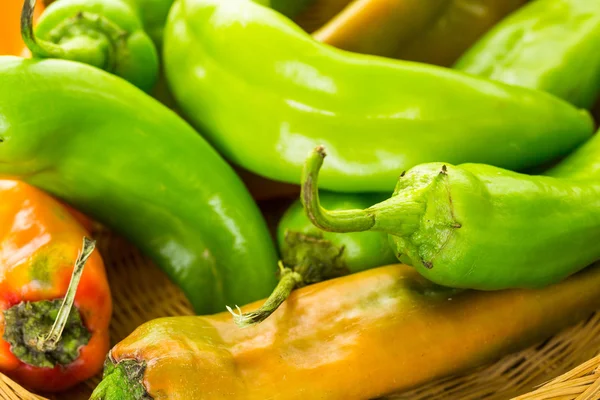 Organik biber yakın çekim