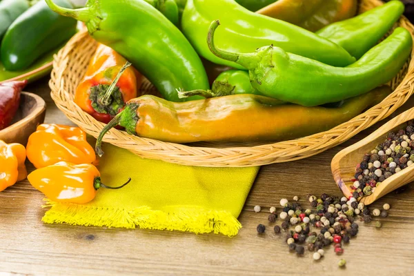 Organik biber yakın çekim