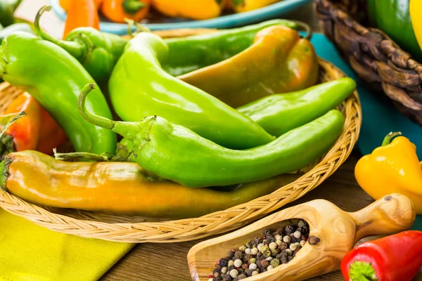 Organik biber yakın çekim