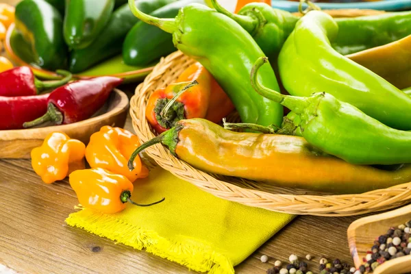 Organik biber yakın çekim