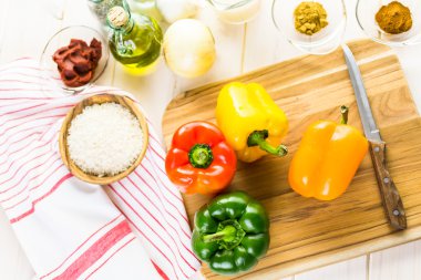 Düşük kalorili dolma biber