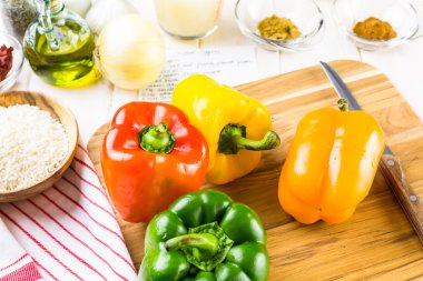 Düşük kalorili dolma biber