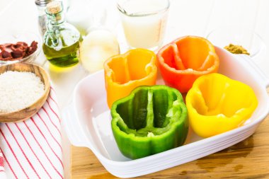 Düşük kalorili dolma biber