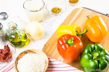 Düşük kalorili dolma biber