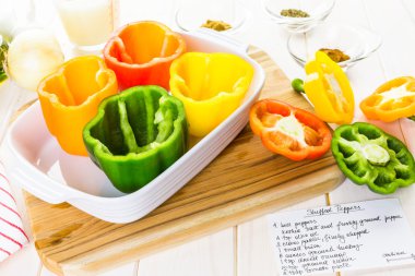 Düşük kalorili dolma biber