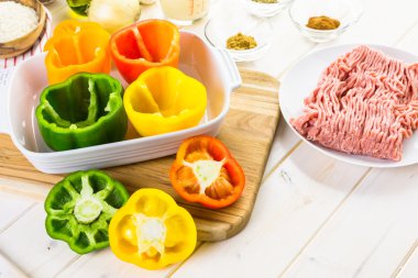 Düşük kalorili dolma biber
