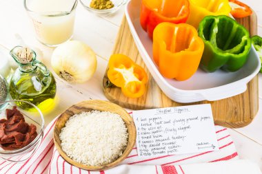 Düşük kalorili dolma biber