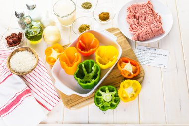 Düşük kalorili dolma biber