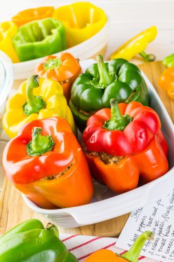 Düşük kalorili dolma biber