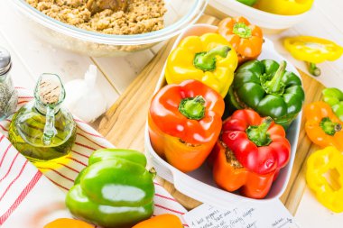 Düşük kalorili dolma biber