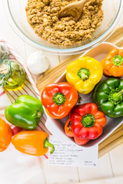 Düşük kalorili dolma biber