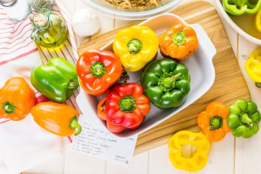 Düşük kalorili dolma biber