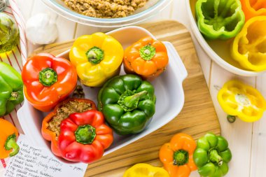 Düşük kalorili dolma biber