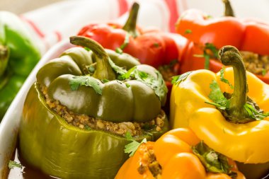 Düşük kalorili dolma biber