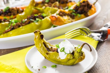 Düşük kalorili dolma biber