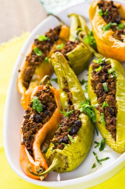 Düşük kalorili dolma biber