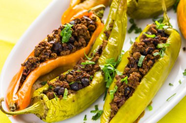 Düşük kalorili dolma biber
