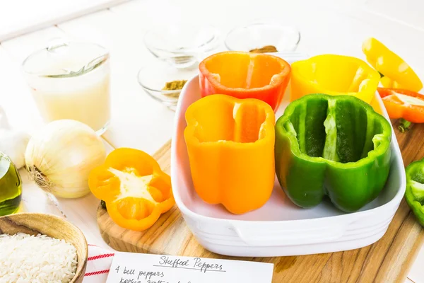 Düşük kalorili dolma biber