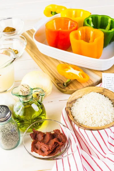 Düşük kalorili dolma biber