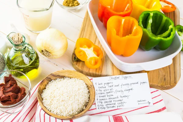 Düşük kalorili dolma biber