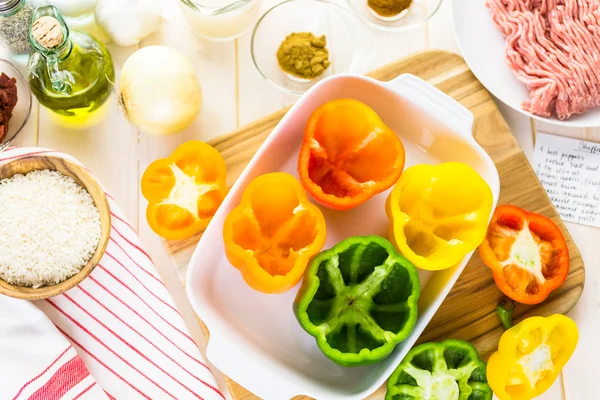 Düşük kalorili dolma biber