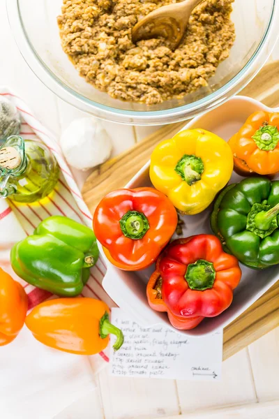 Düşük kalorili dolma biber