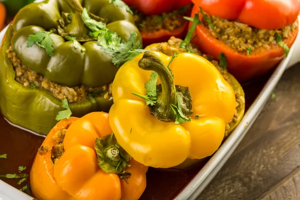 Düşük kalorili dolma biber