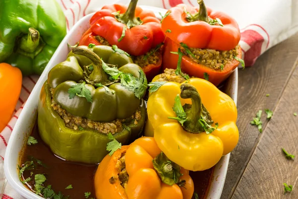 Düşük kalorili dolma biber