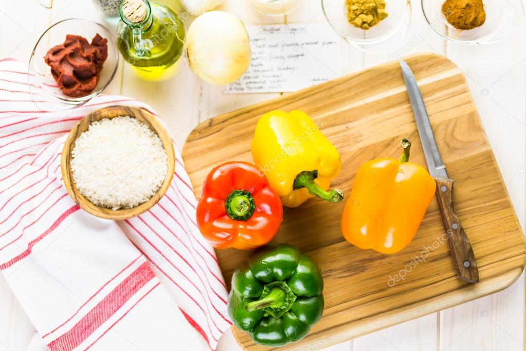 Low calorie stuffed peppers