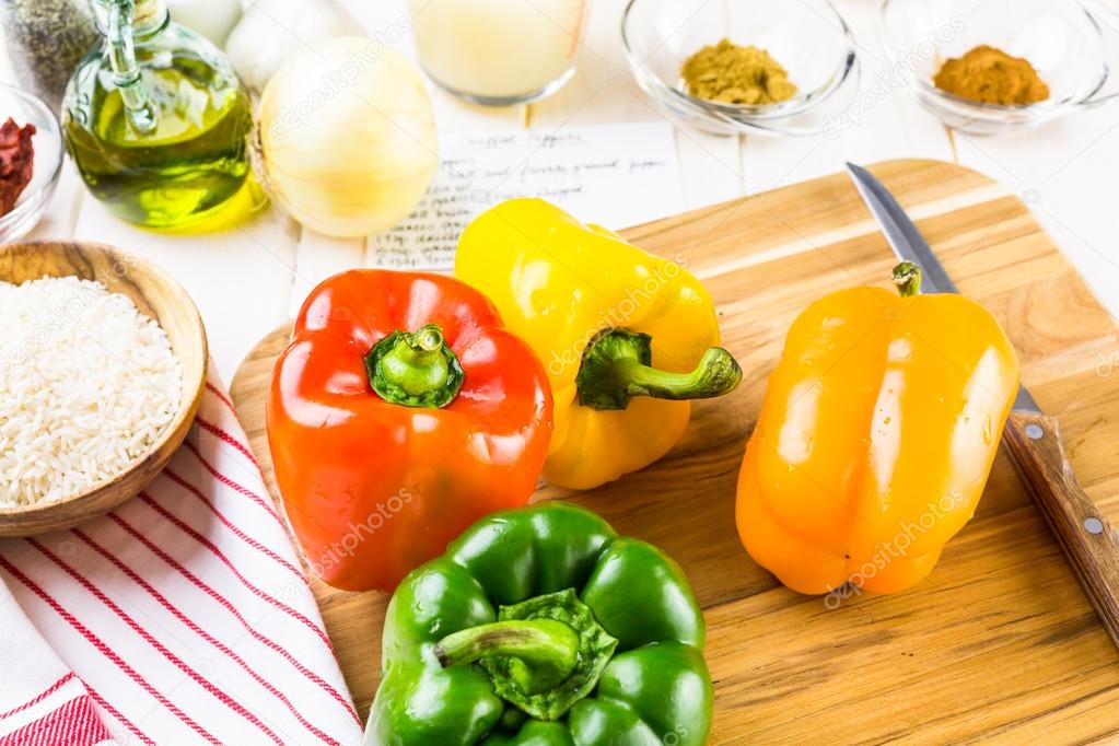 Low calorie stuffed peppers