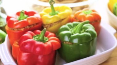 Düşük kalorili dolma biber