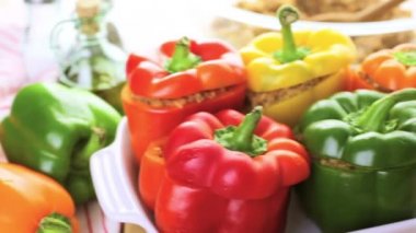 Düşük kalorili dolma biber