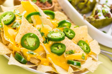 Vejetaryen Nacho tortilla cips ile