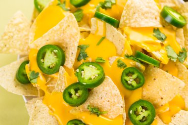 Vejetaryen Nacho tortilla cips ile