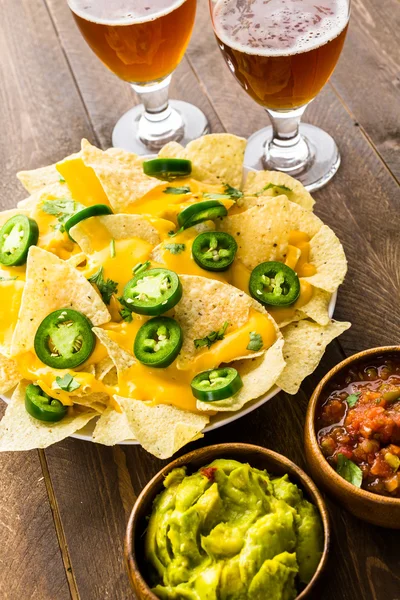 Vejetaryen Nacho tortilla cips ile