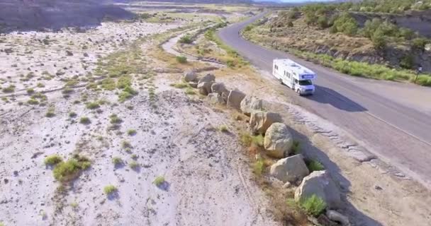 Berge bei Grand Mesa malerische Nebenstraße in der Nähe Grand Junction — Stockvideo