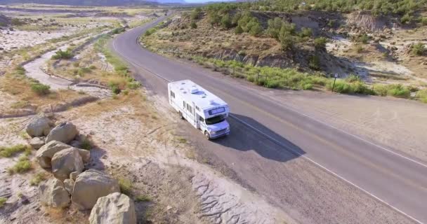 Grand Mesa doğal dolaşık yol, dağlar — Stok video