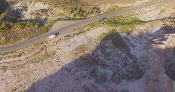 Bergen på Grand Mesa Scenic Byway nära Grand Junction — Stockvideo