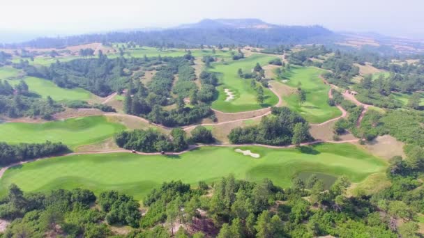 高尔夫球场景观 — 图库视频影像