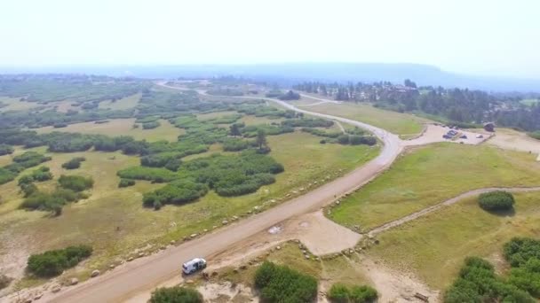 Vistas al parque suburbano — Vídeos de Stock