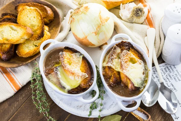French Onion Soup — Stock Photo, Image