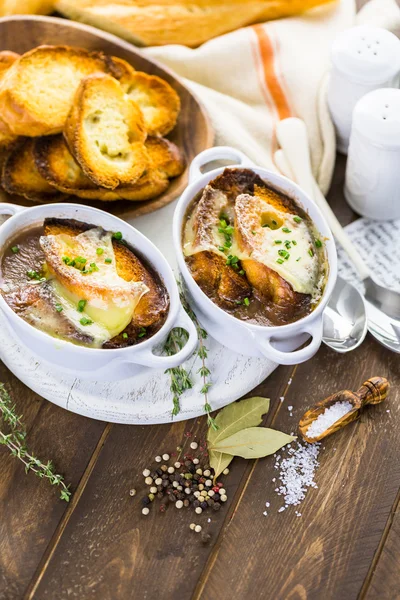 French Onion Soup — Stock Photo, Image