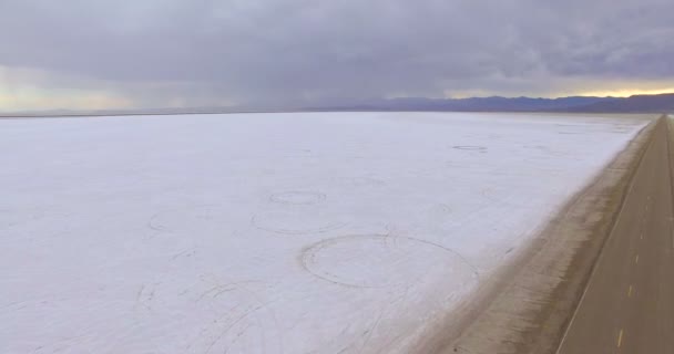 Bonneville Salt Flats — Stock Video